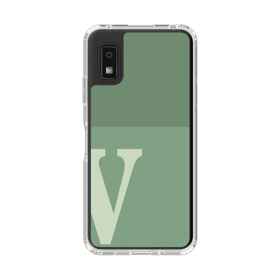 Slim Protection Case［ Original - initial two tone - V green ］