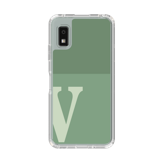 Slim Protection Case［ Original - initial two tone - V green ］