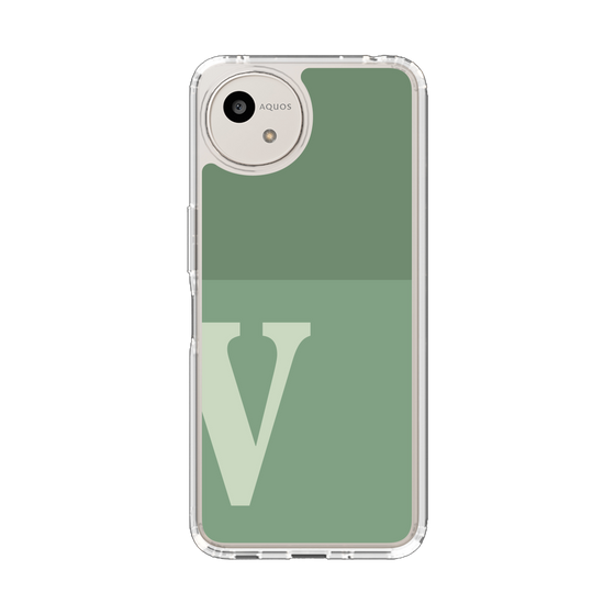 Slim Protection Case［ Original - initial two tone - V green ］