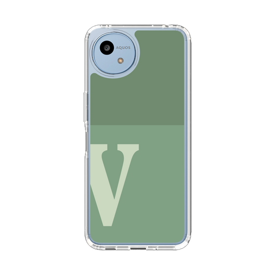 Slim Protection Case［ Original - initial two tone - V green ］