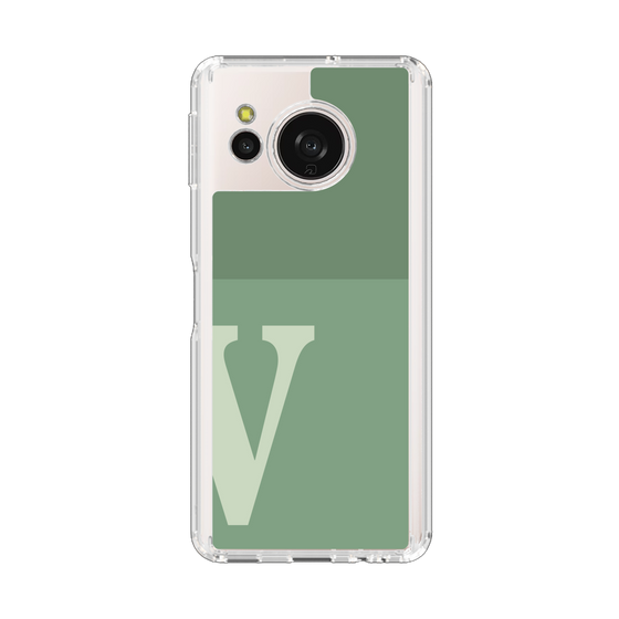 Slim Protection Case［ Original - initial two tone - V green ］