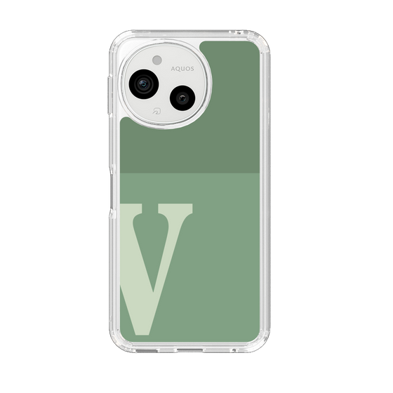 Slim Protection Case［ Original - initial two tone - V green ］