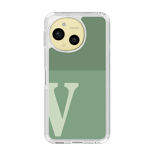 Slim Protection Case［ Original - initial two tone - V green ］