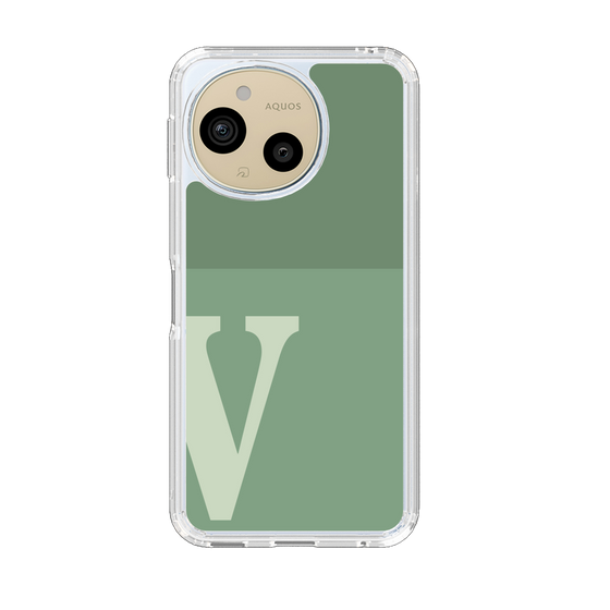 Slim Protection Case［ Original - initial two tone - V green ］