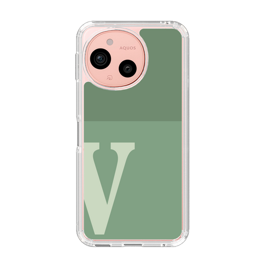 Slim Protection Case［ Original - initial two tone - V green ］