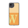Slim Protection Case［ Original - initial two tone - W orange ］