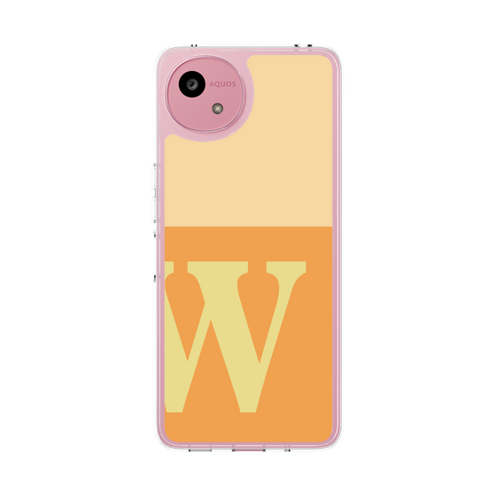 Slim Protection Case［ Original - initial two tone - W orange ］