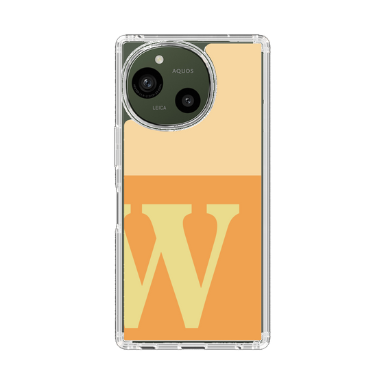 Slim Protection Case［ Original - initial two tone - W orange ］