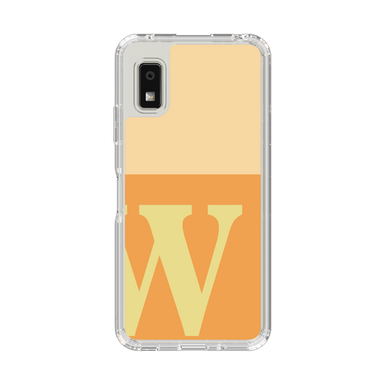 Slim Protection Case［ Original - initial two tone - W orange ］