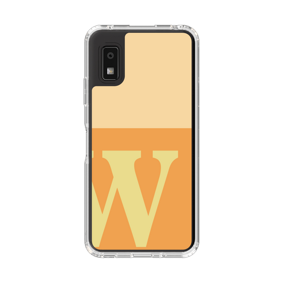 Slim Protection Case［ Original - initial two tone - W orange ］