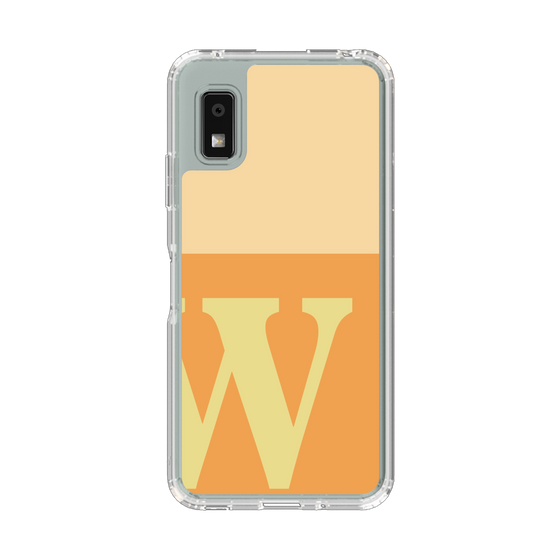 Slim Protection Case［ Original - initial two tone - W orange ］