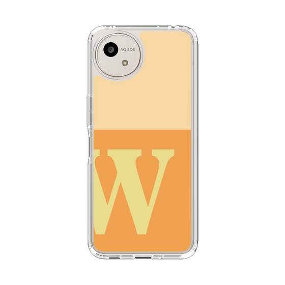 Slim Protection Case［ Original - initial two tone - W orange ］
