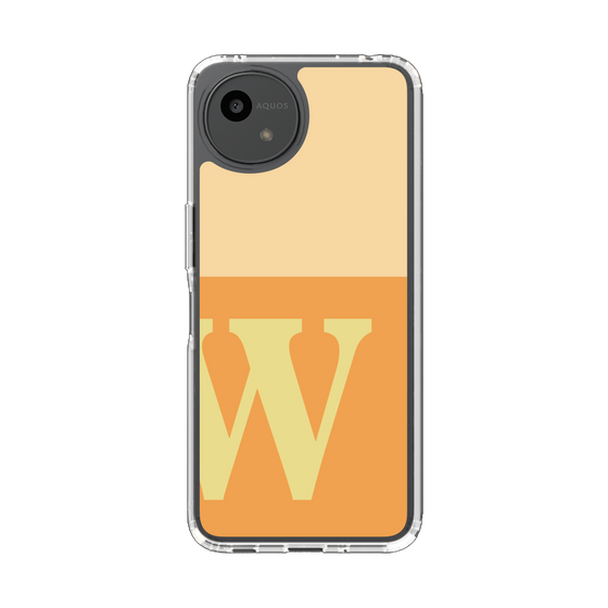 Slim Protection Case［ Original - initial two tone - W orange ］
