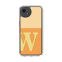 Slim Protection Case［ Original - initial two tone - W orange ］