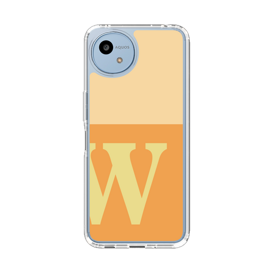 Slim Protection Case［ Original - initial two tone - W orange ］