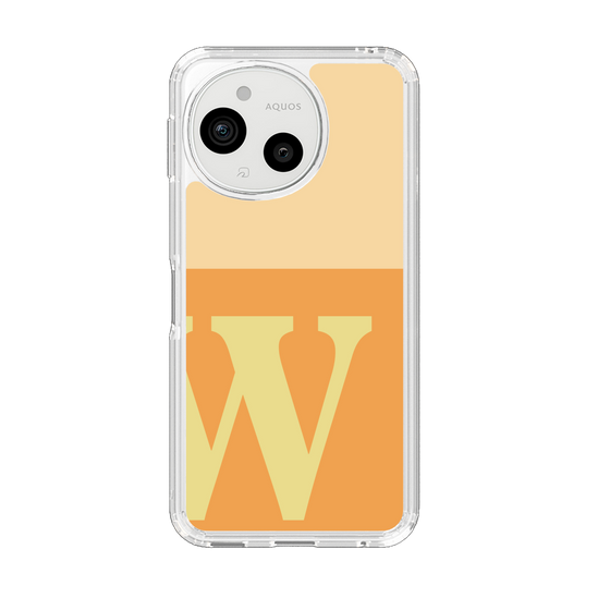 Slim Protection Case［ Original - initial two tone - W orange ］