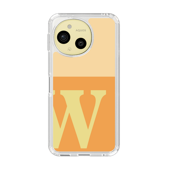 Slim Protection Case［ Original - initial two tone - W orange ］