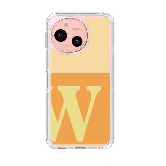 Slim Protection Case［ Original - initial two tone - W orange ］