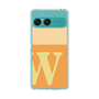 Slim Protection Case［ Original - initial two tone - W orange ］