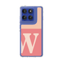 Slim Protection Case［ Original - initial two tone - W pink ］