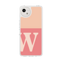 Slim Protection Case［ Original - initial two tone - W pink ］