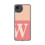Slim Protection Case［ Original - initial two tone - W pink ］