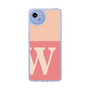 Slim Protection Case［ Original - initial two tone - W pink ］