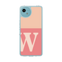 Slim Protection Case［ Original - initial two tone - W pink ］