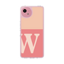 Slim Protection Case［ Original - initial two tone - W pink ］