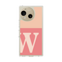 Slim Protection Case［ Original - initial two tone - W pink ］