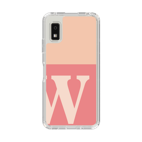 Slim Protection Case［ Original - initial two tone - W pink ］