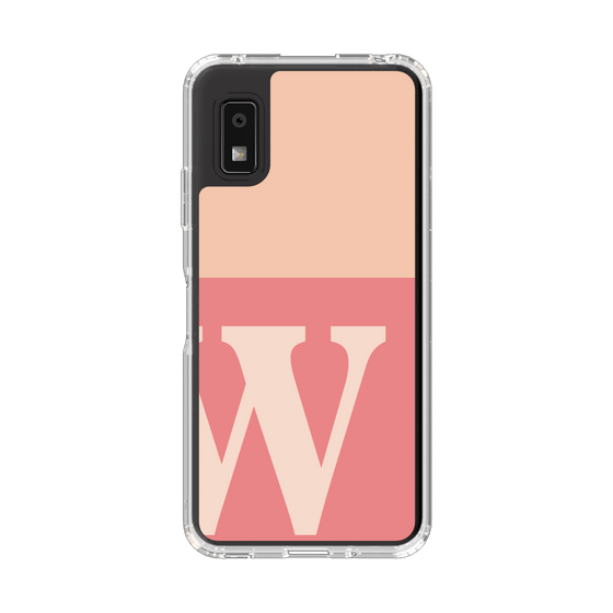 Slim Protection Case［ Original - initial two tone - W pink ］