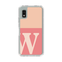 Slim Protection Case［ Original - initial two tone - W pink ］