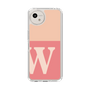 Slim Protection Case［ Original - initial two tone - W pink ］
