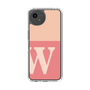 Slim Protection Case［ Original - initial two tone - W pink ］