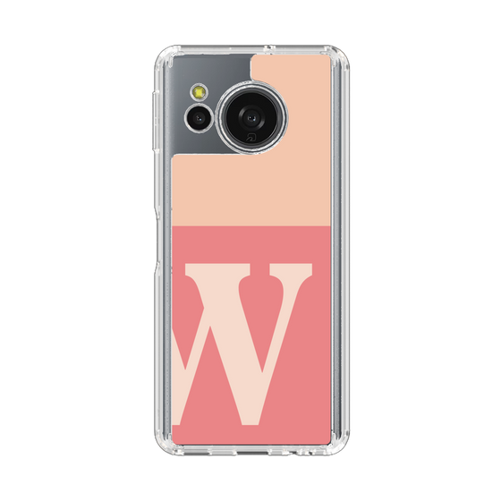 Slim Protection Case［ Original - initial two tone - W pink ］