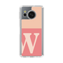 Slim Protection Case［ Original - initial two tone - W pink ］