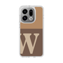 Slim Protection Case［ Original - initial two tone - W brown ］