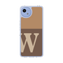 Slim Protection Case［ Original - initial two tone - W brown ］