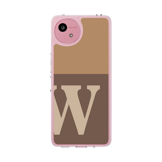 Slim Protection Case［ Original - initial two tone - W brown ］