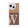 Slim Protection Case［ Original - initial two tone - W brown ］