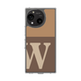 Slim Protection Case［ Original - initial two tone - W brown ］