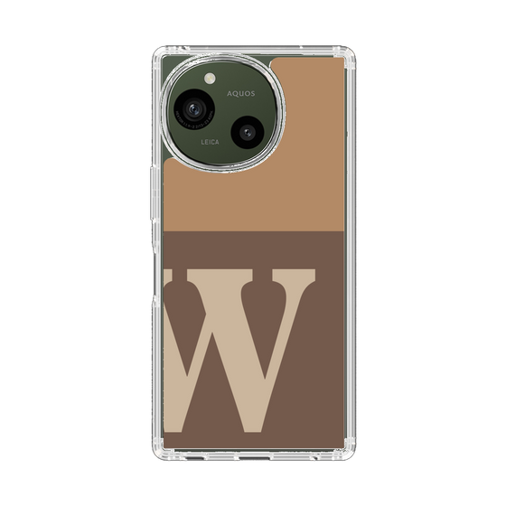 Slim Protection Case［ Original - initial two tone - W brown ］