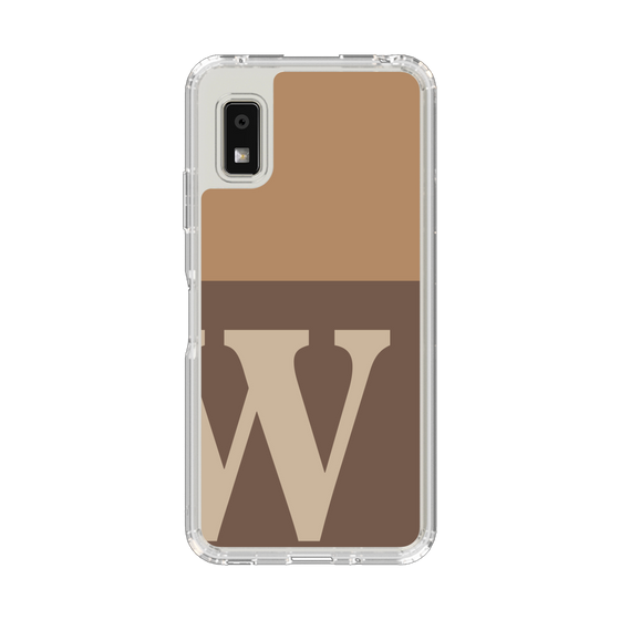 Slim Protection Case［ Original - initial two tone - W brown ］