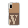Slim Protection Case［ Original - initial two tone - W brown ］