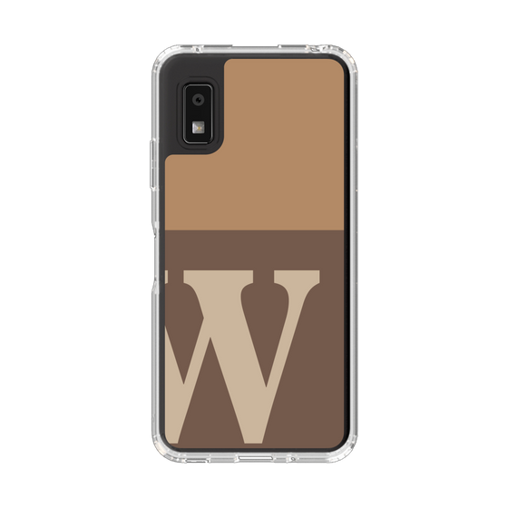 Slim Protection Case［ Original - initial two tone - W brown ］