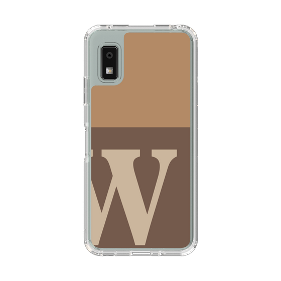Slim Protection Case［ Original - initial two tone - W brown ］