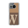 Slim Protection Case［ Original - initial two tone - W brown ］