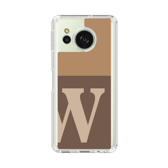 Slim Protection Case［ Original - initial two tone - W brown ］