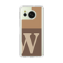 Slim Protection Case［ Original - initial two tone - W brown ］